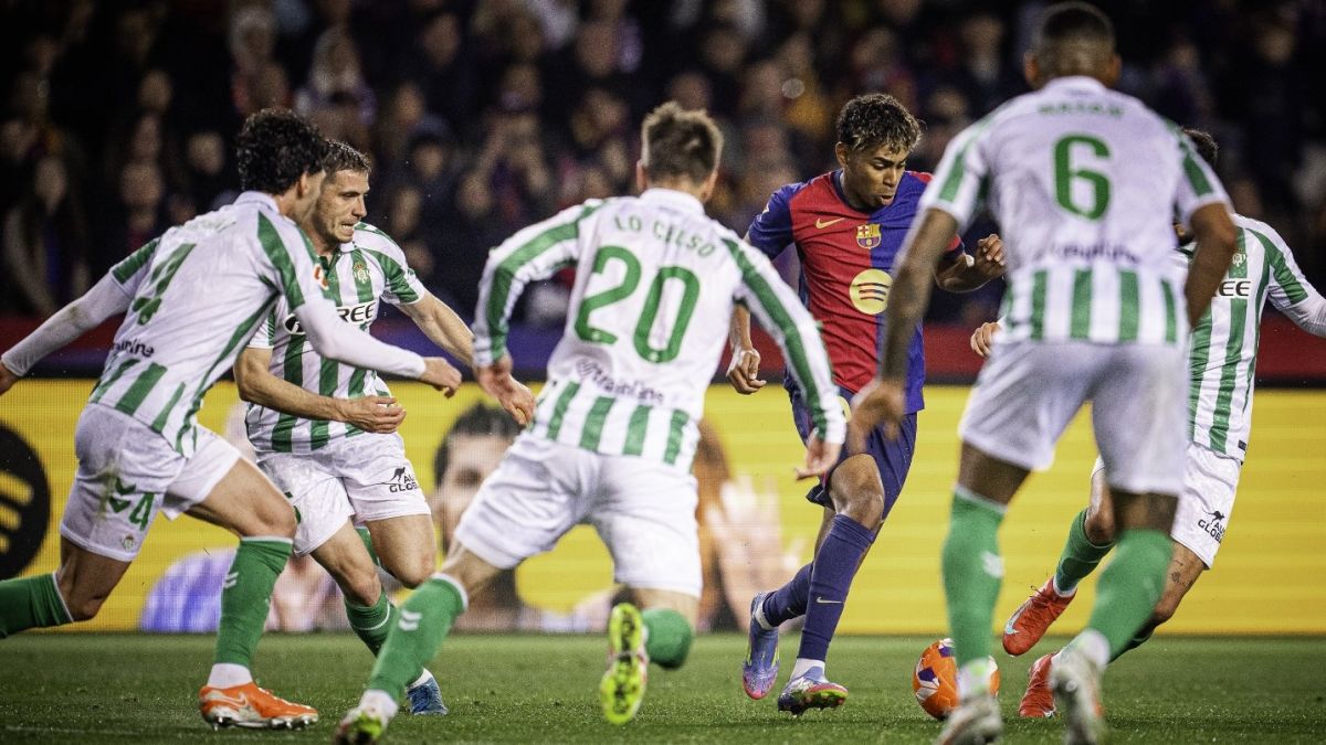 برشلونة يتعثر أمام ريال بيتيس ويرفض فرصة الإبتعاد بصدارة الدوري الإسباني