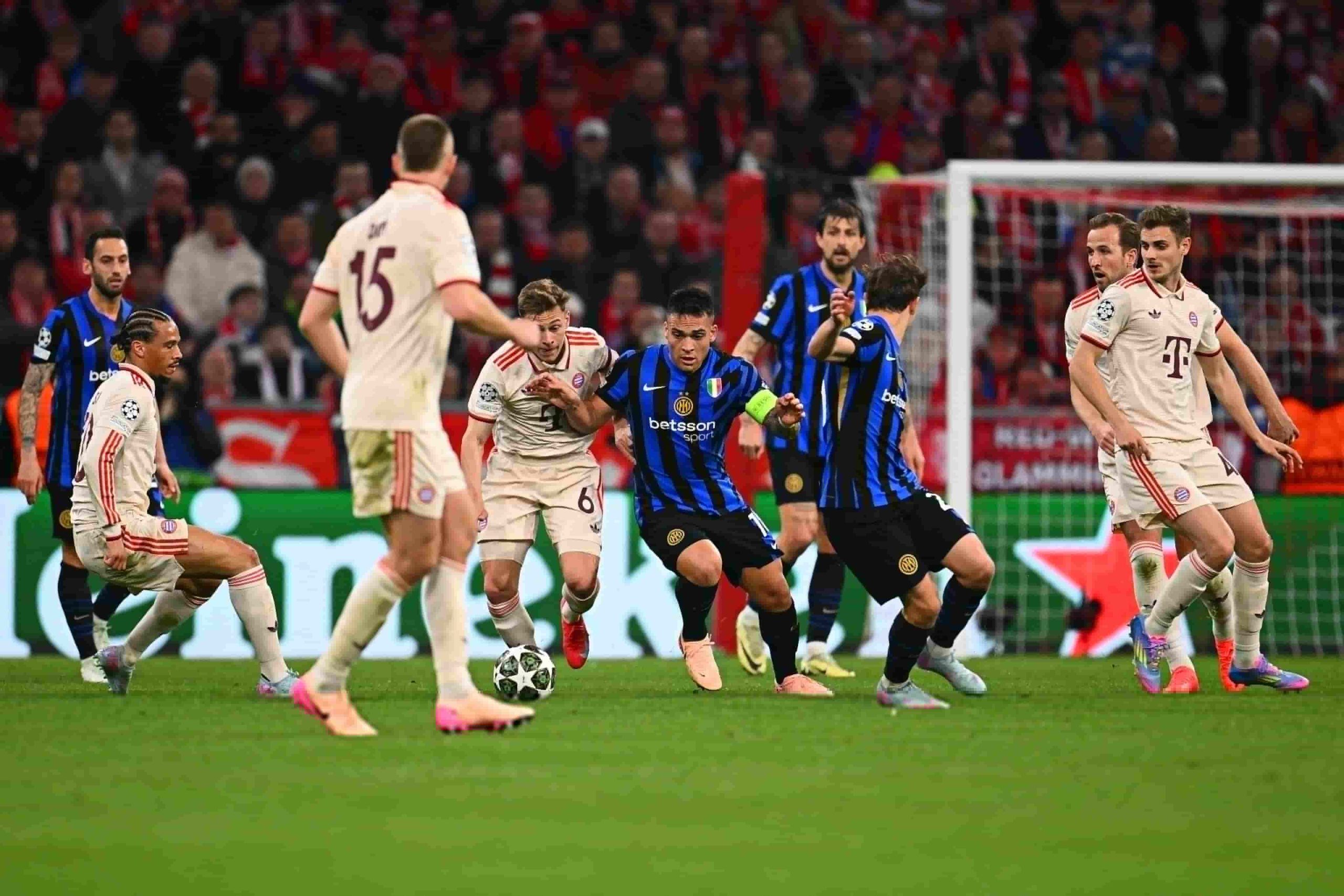 إنتر ميلان يفوز علي بايرن ميونيخ في ذهاب ربع نهائي دوري الأبطال