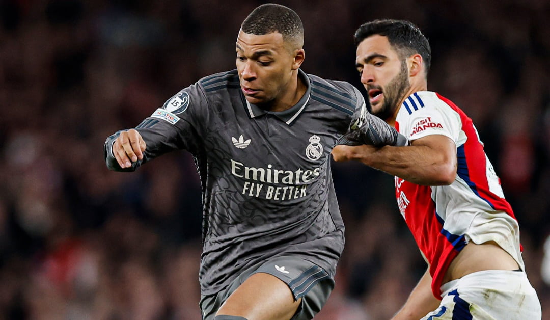 ريال مدريد يخسر أمام أرسنال بثلاثية في ذهاب ربع نهائي دوري الأبطال