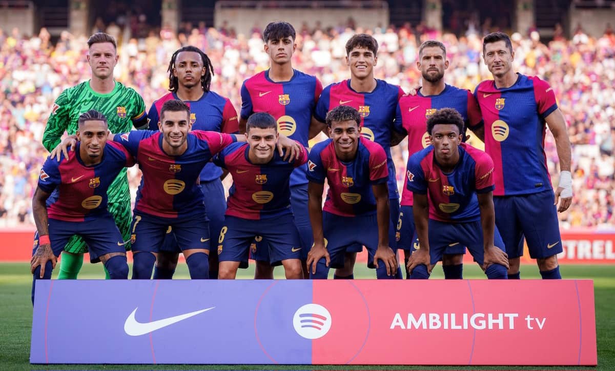 قائمة برشلونة الرسمية لمواجهة بلد الوليد في الدوري الإسباني