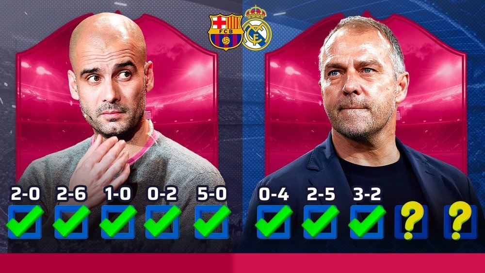 هانزي فليك يطارد رقم جوارديولا القياسي في “الكلاسيكو” مع برشلونة
